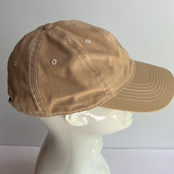 Levi’s Ball Cap Leather Patch Khaki Baseball Cap Hat - Picture 4 of 12